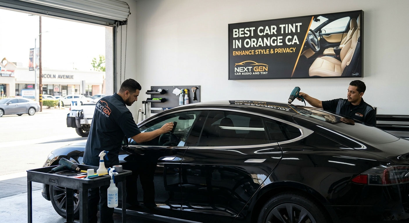 Best Car Tint in Lincoln Ave Orange – Enhance Style & Privacy