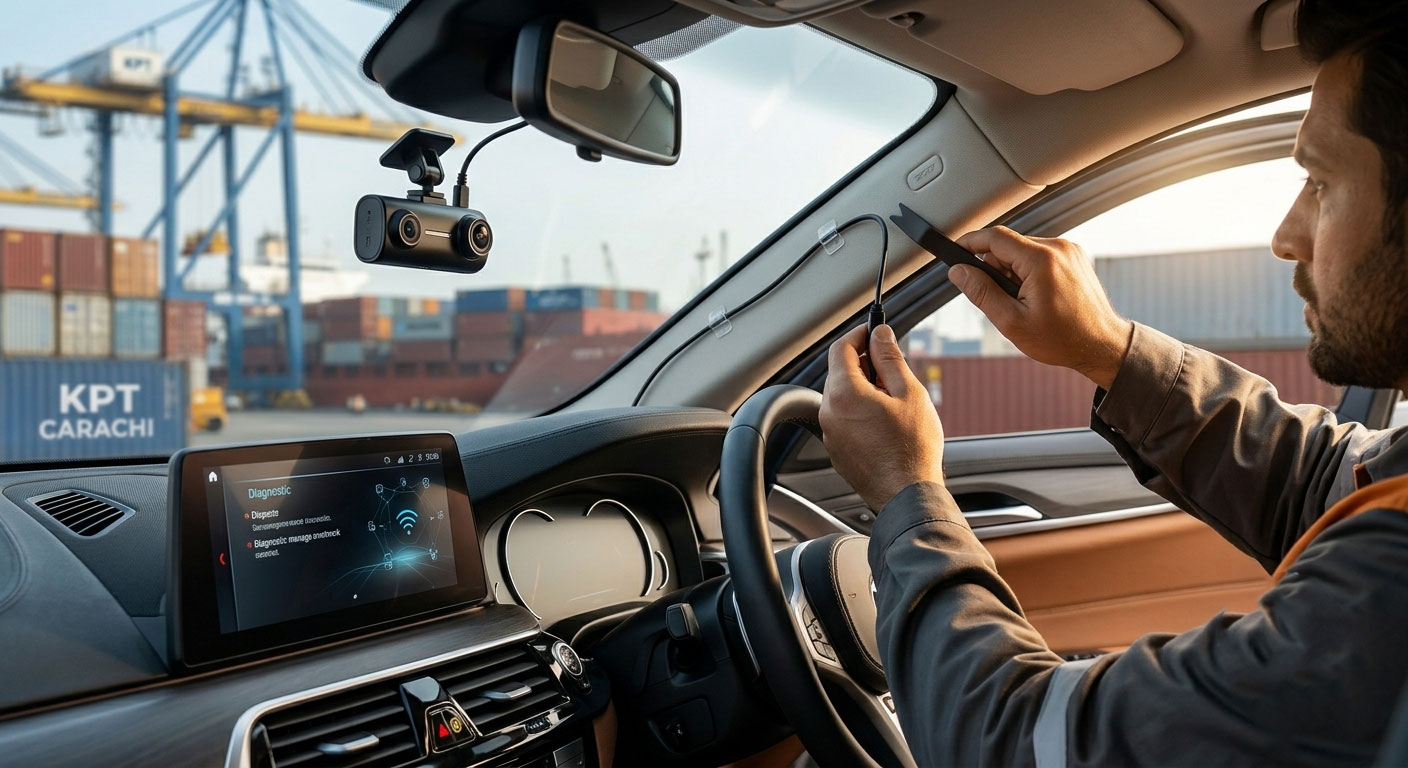 Dash cam fitting service