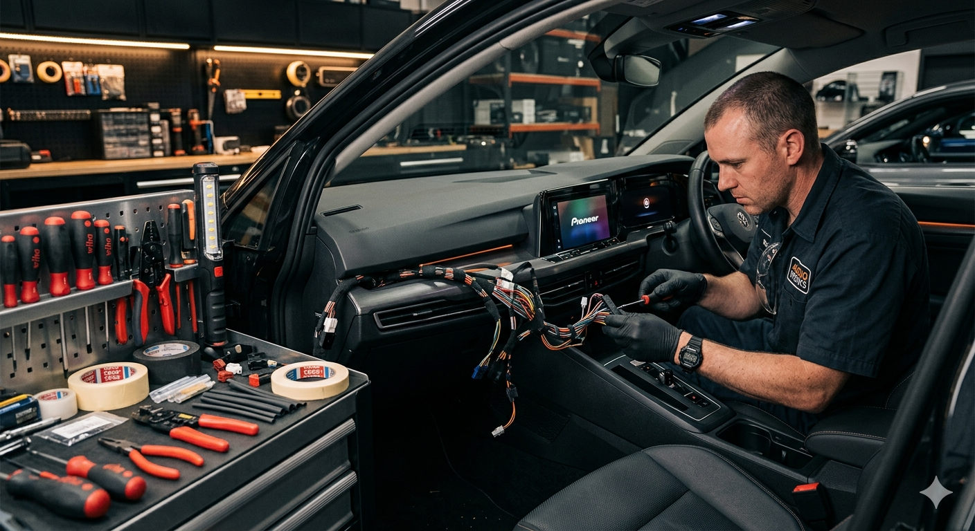 aftermarket car audio installation