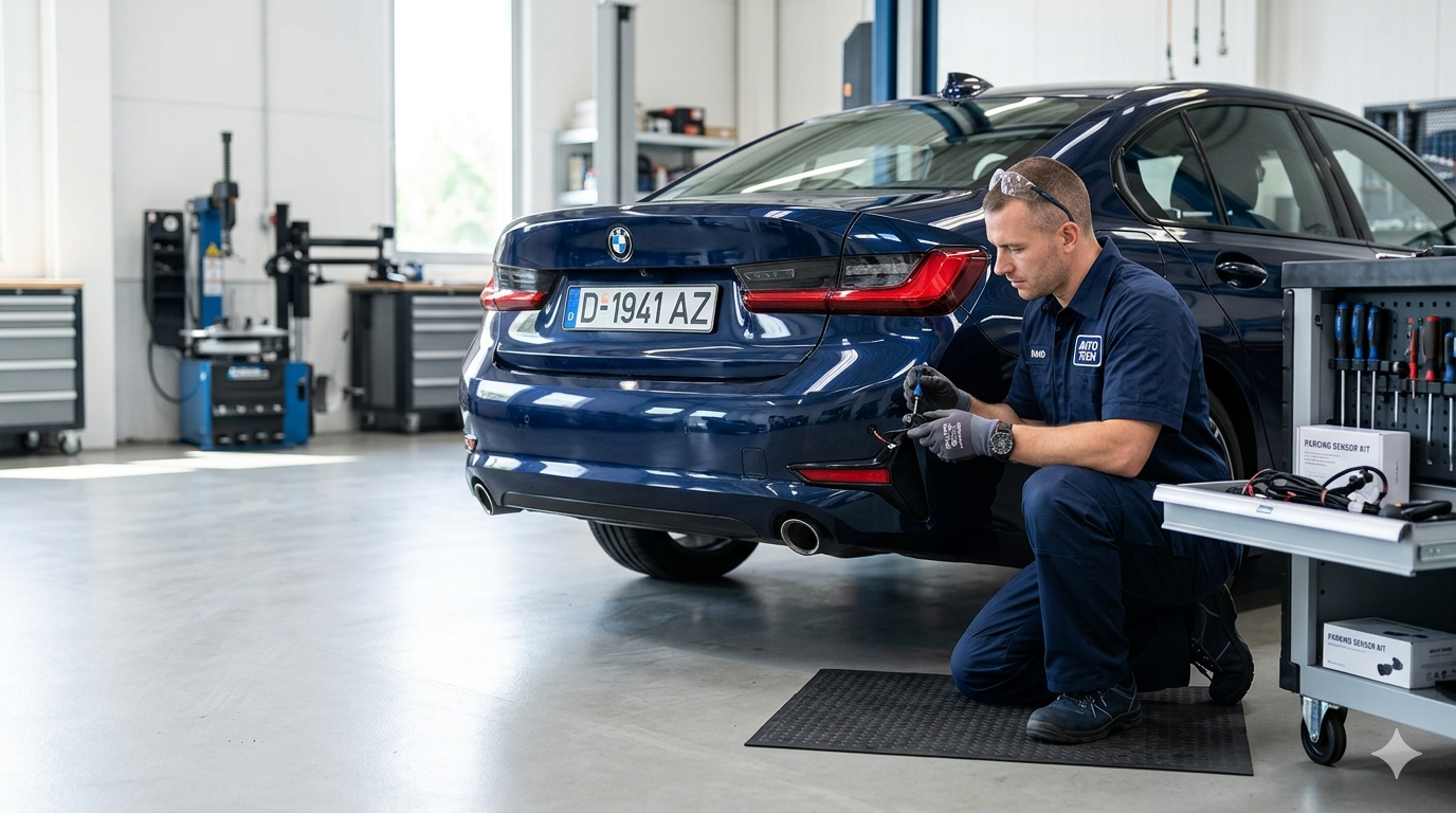 parking sensor installation