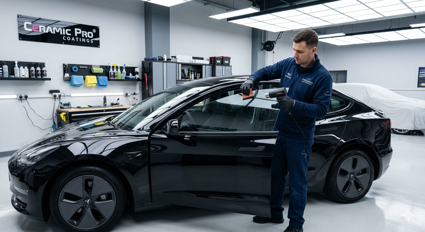 Tesla Window Tinting | Premium Heat & UV Protection Services