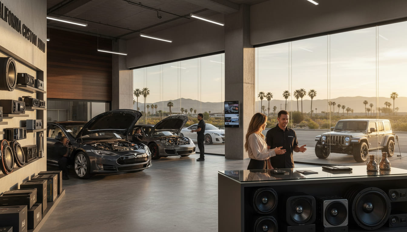 Finding the Best Car Stereo Shop Near Me in California
